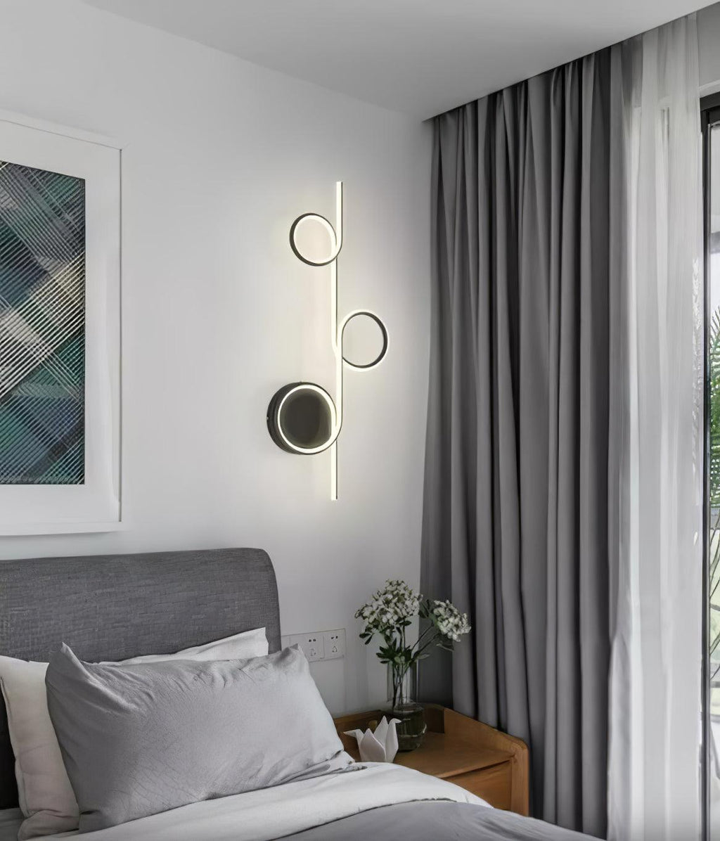 Rhythmic Line Wall Light, Hardwired Wall Sconce, detail 22