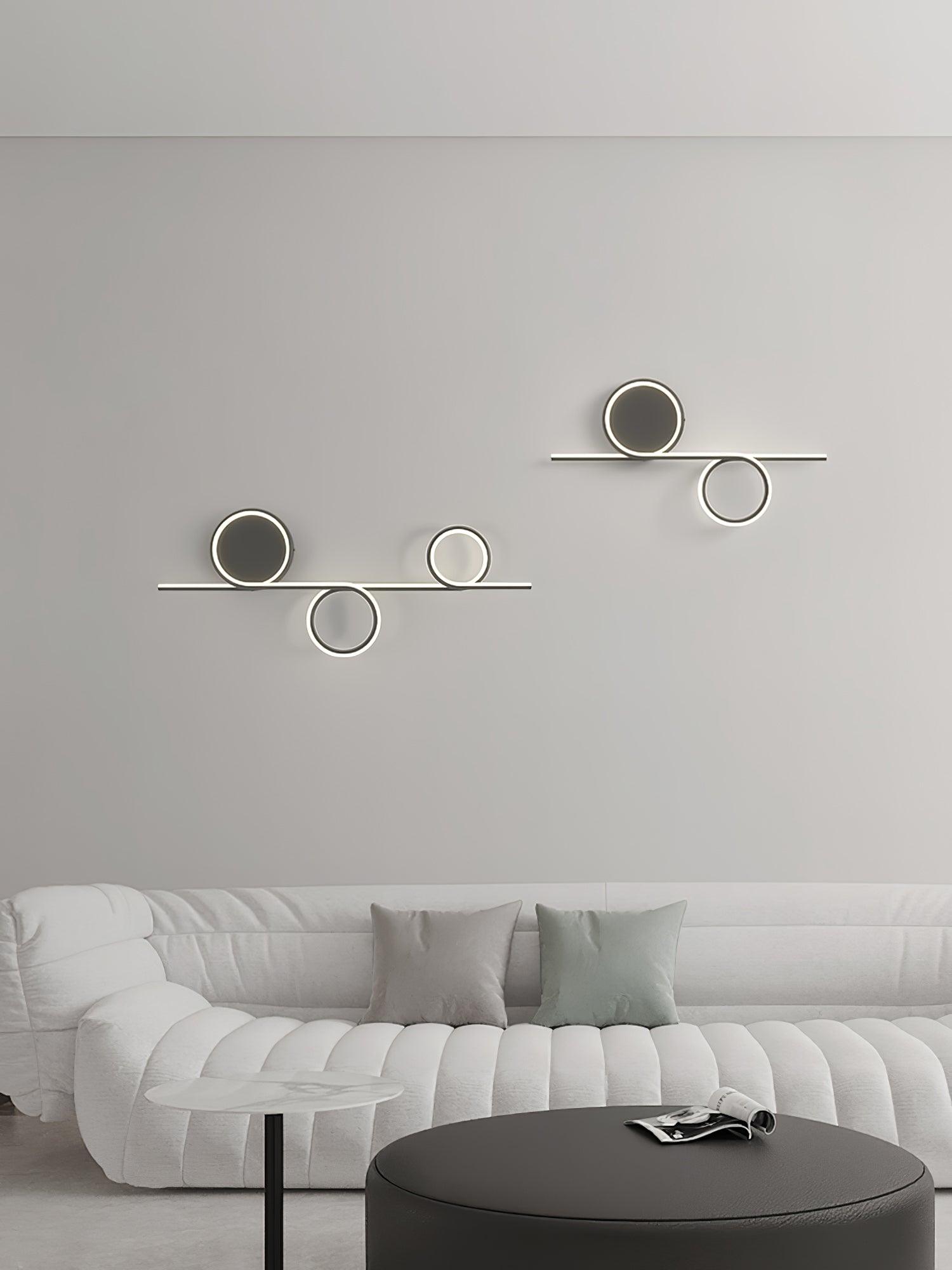 Rhythmic Line Wall Light, Hardwired Wall Sconce, detail 9