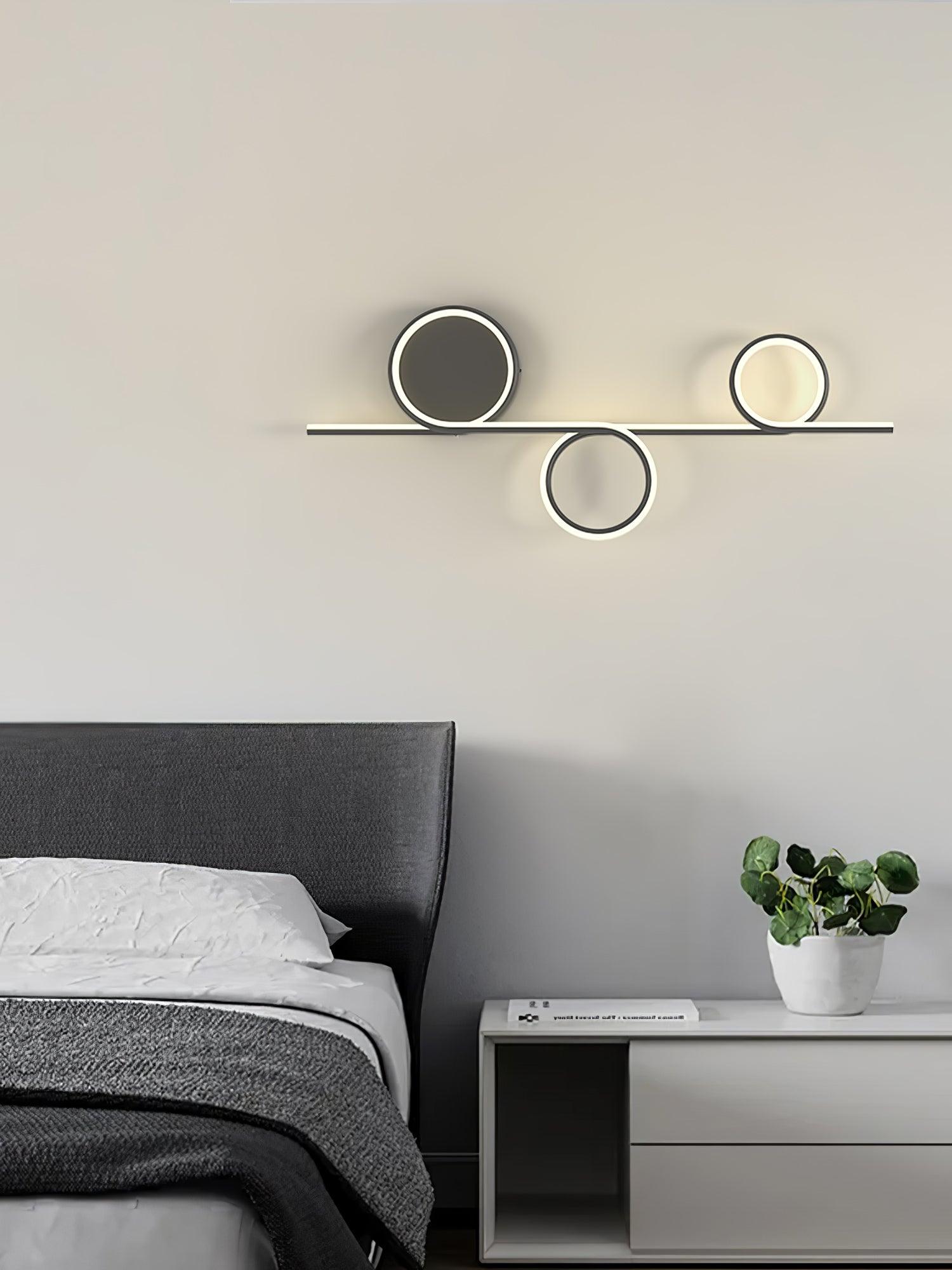 Rhythmic Line Wall Light, Hardwired Wall Sconce, detail 10