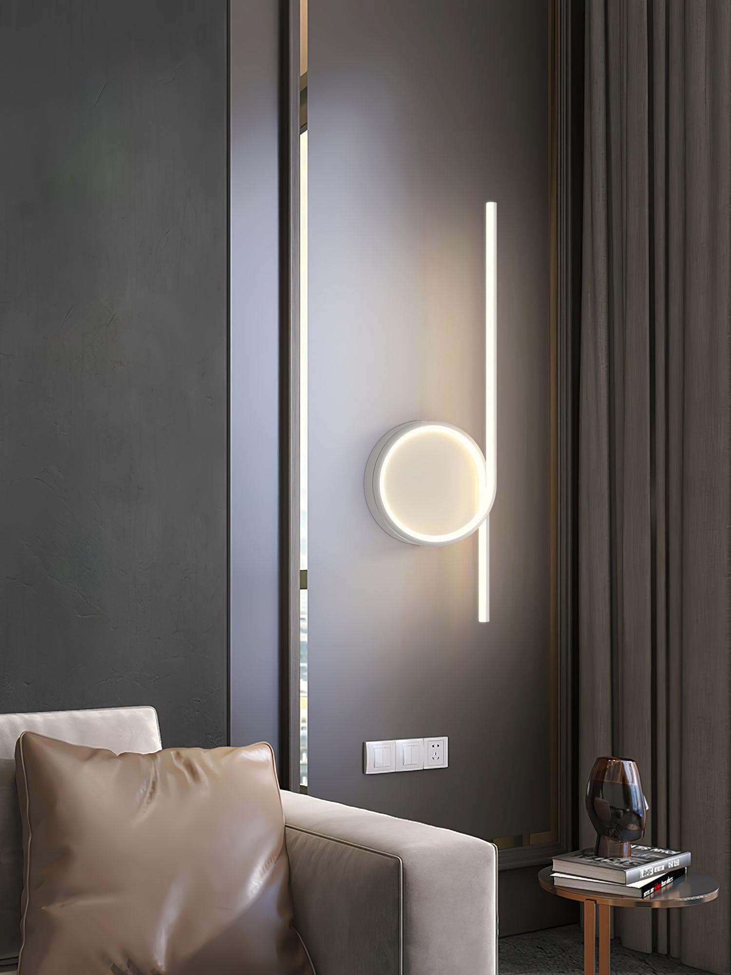 Rhythmic Line Wall Light, Hardwired Wall Sconce, detail 11