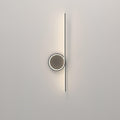 Rhythmic Line Wall Light, Hardwired Wall Sconce, Metal, 1 ring Size: Dia 60cm x H 18cm