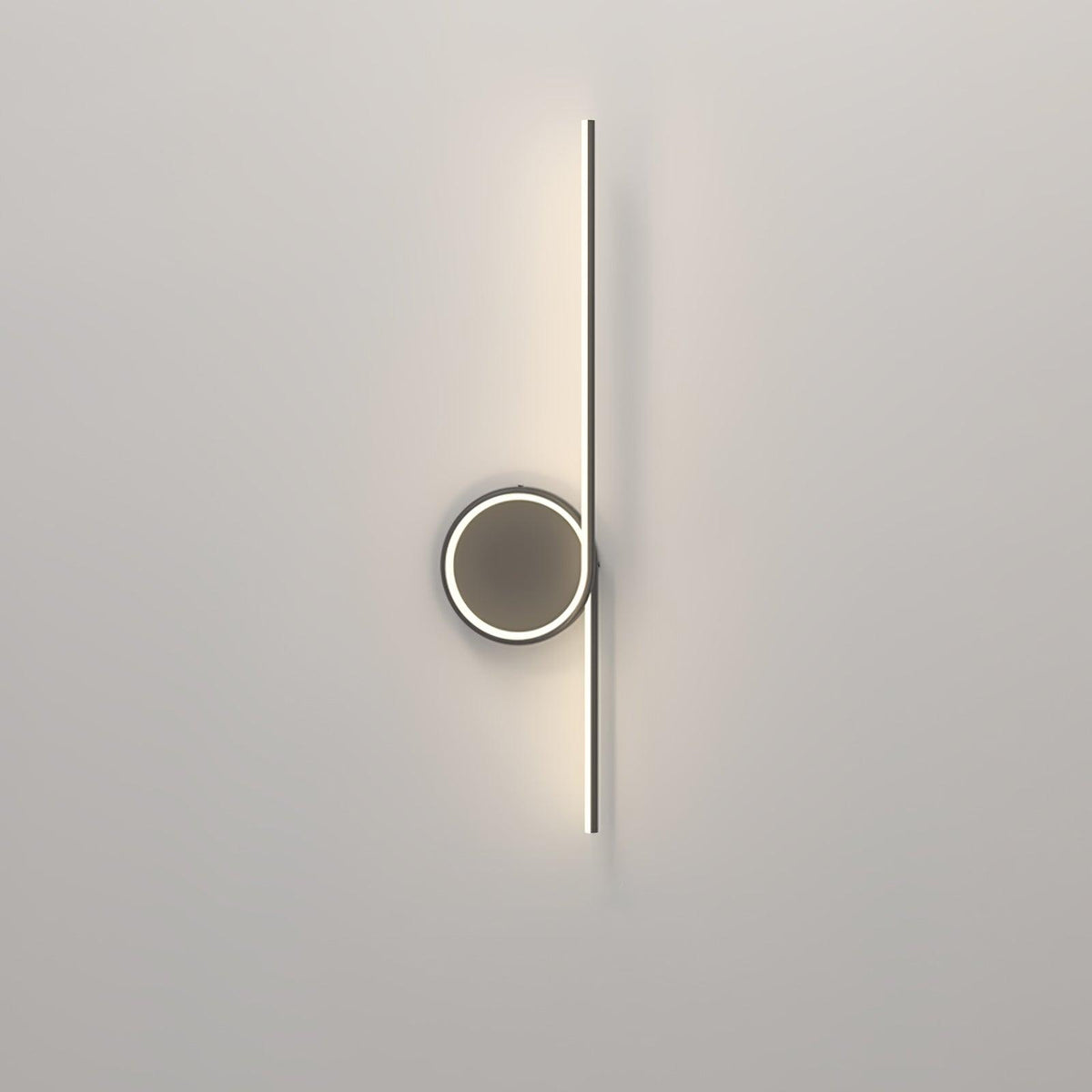 Rhythmic Line Wall Light, Hardwired Wall Sconce, Metal, 1 ring Size: Dia 60cm x H 18cm