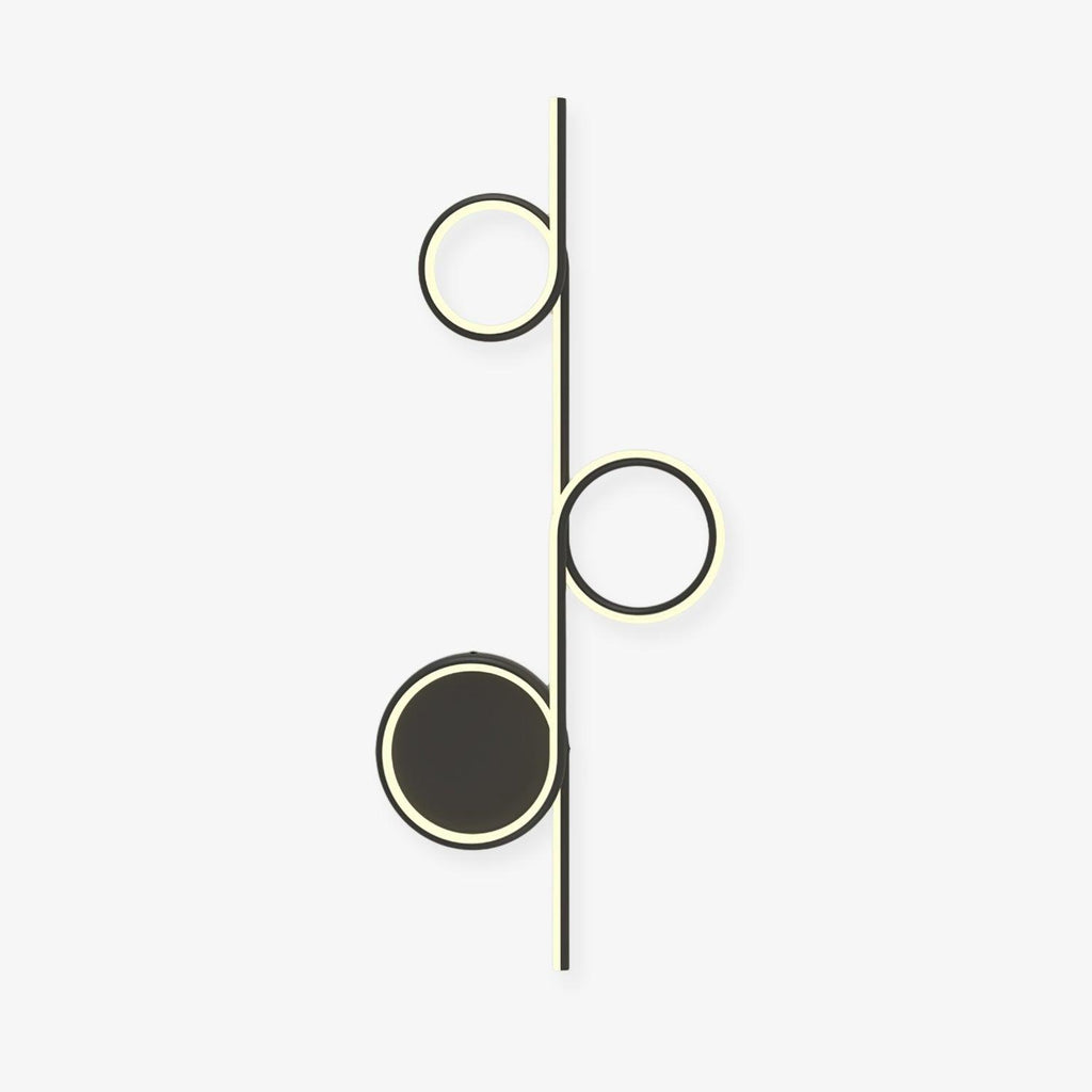 Rhythmic Line Wall Light, Hardwired Wall Sconce, detail 2