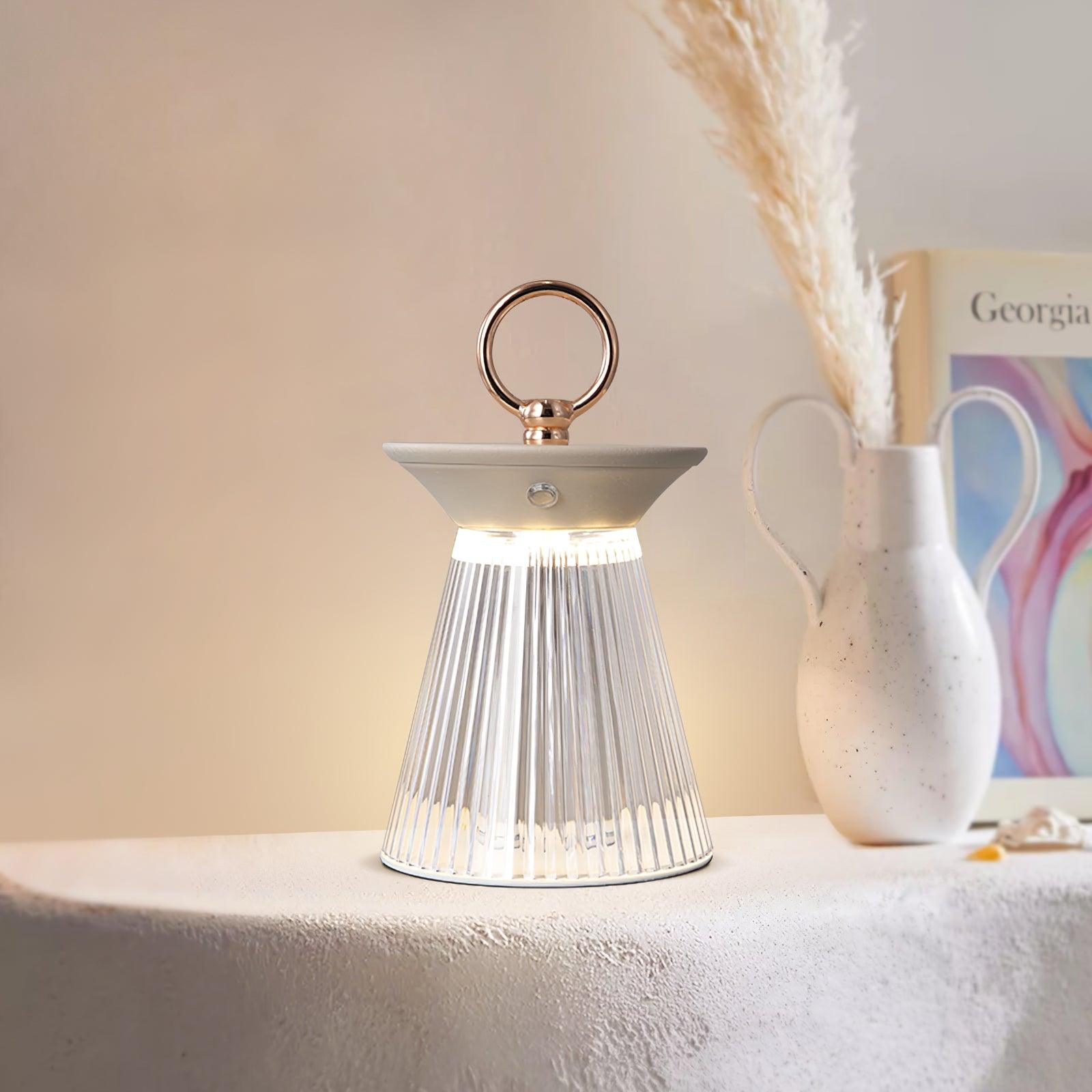 Ribbed Table Light 4.5", Bedside Table Lamp, detail 4