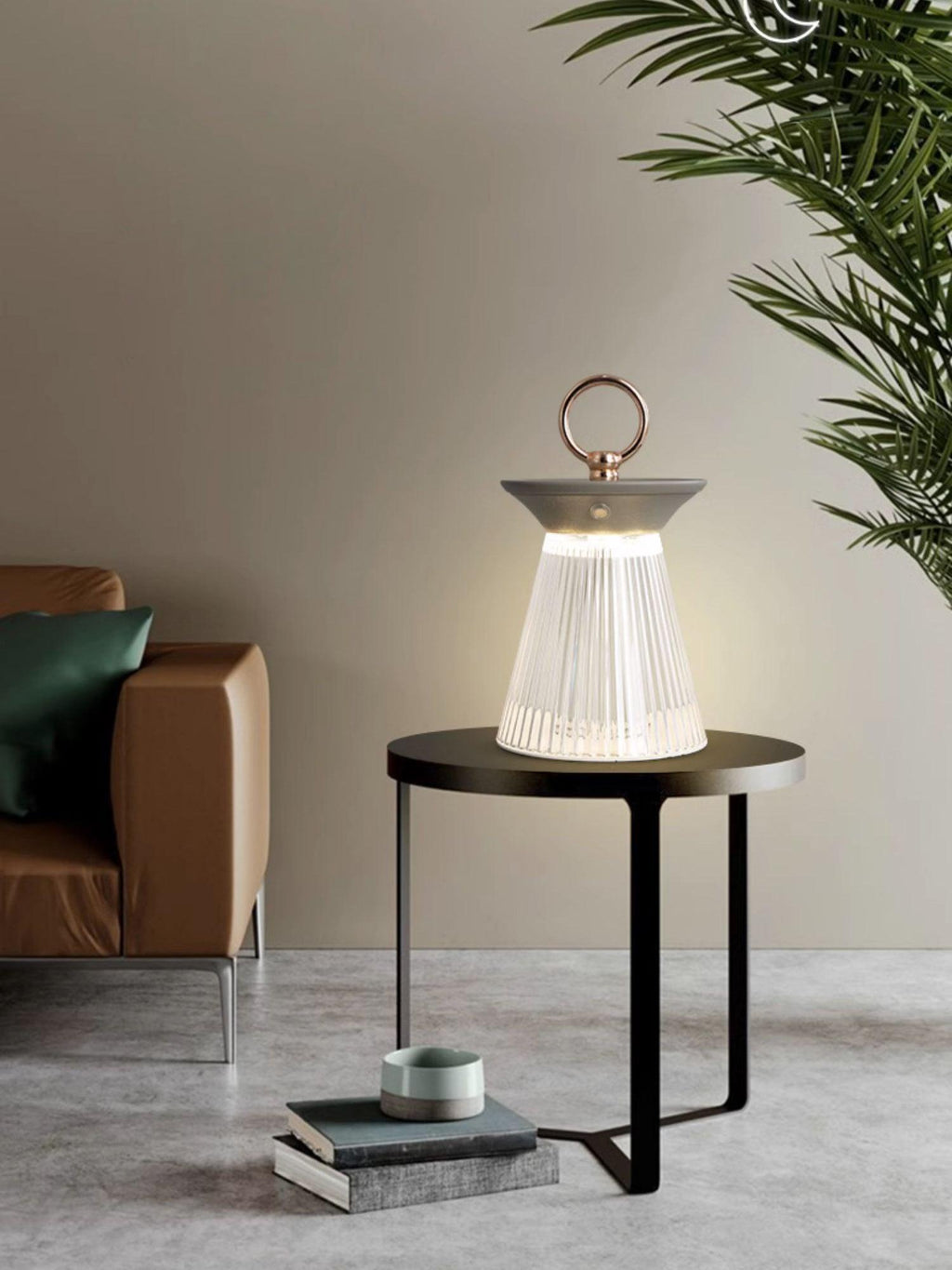 Ribbed Table Light 4.5", Bedside Table Lamp, detail 12