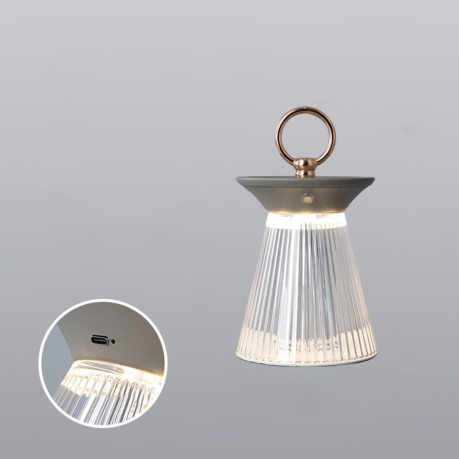 Ribbed Table Light 4.5", Bedside Table Lamp, detail 18