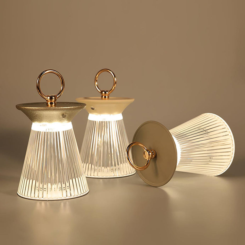 Ribbed Table Light 4.5", Bedside Table Lamp, detail 14