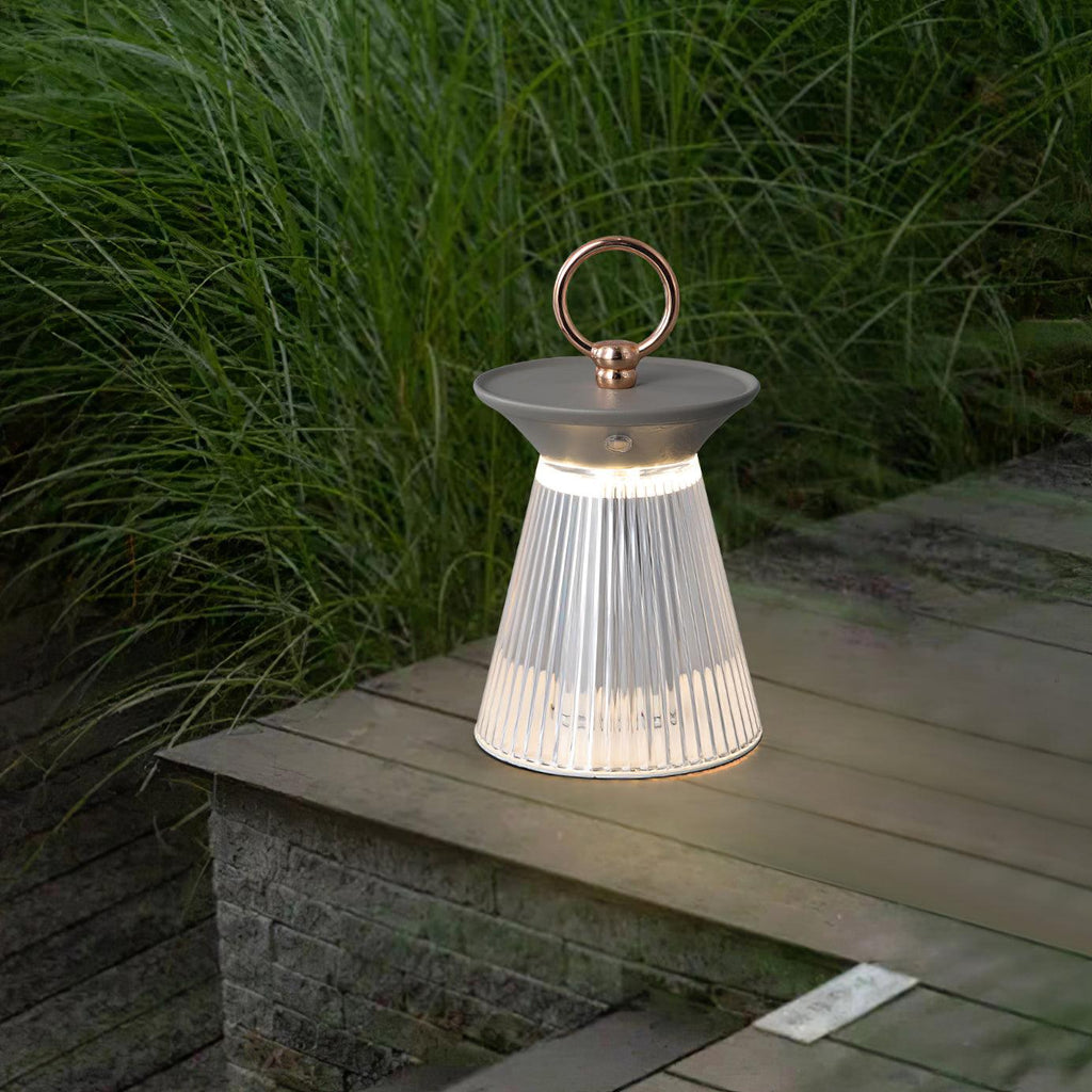 Ribbed Table Light 4.5", Bedside Table Lamp, detail 6