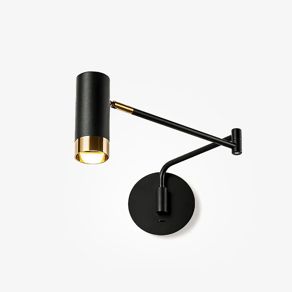 Ridge Arm Wall Light, Bedroom Wall Sconce, detail 2