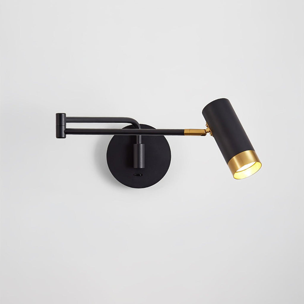 Ridge Arm Wall Light, Bedroom Wall Sconce, detail 6
