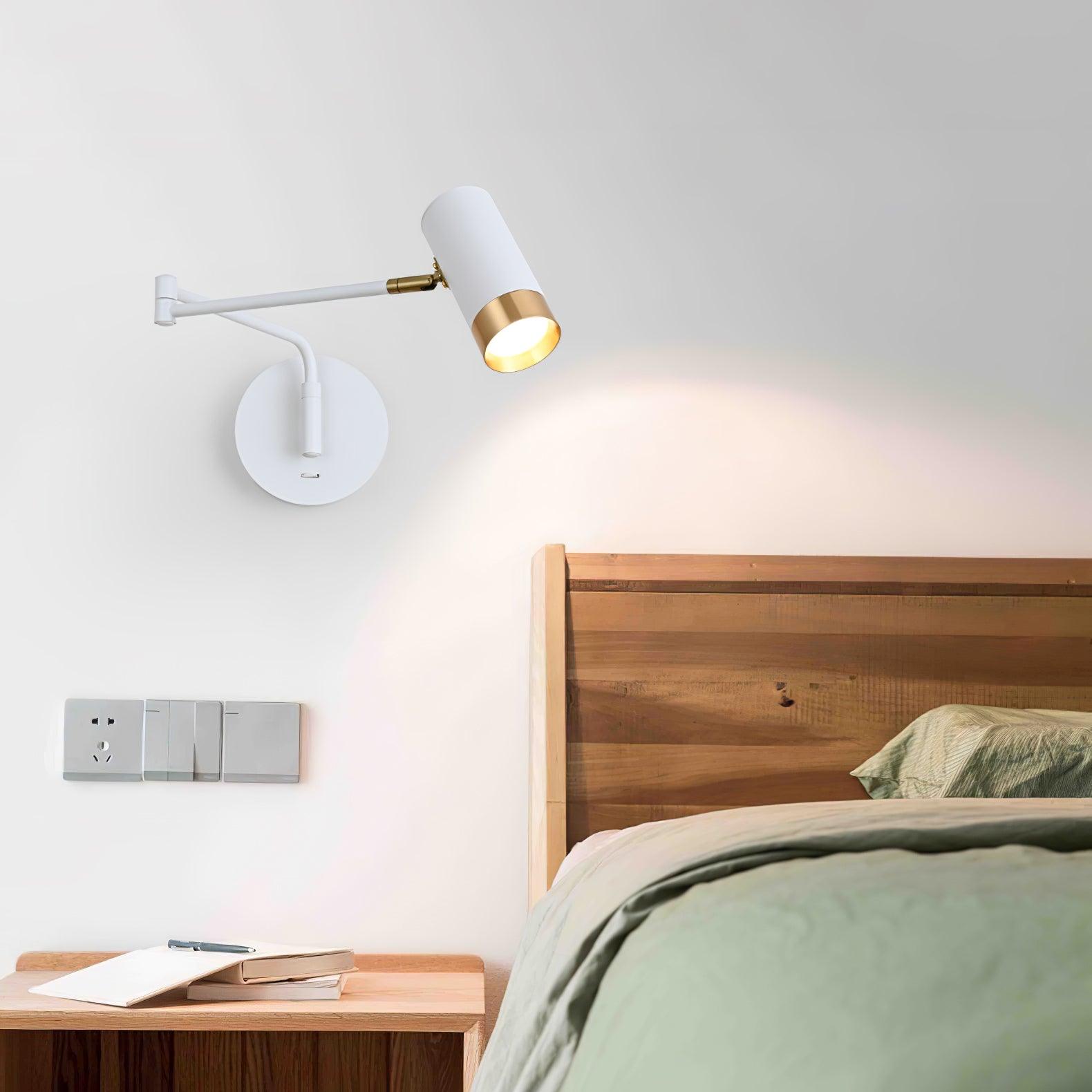 Ridge Arm Wall Light, Bedroom Wall Sconce, detail 5