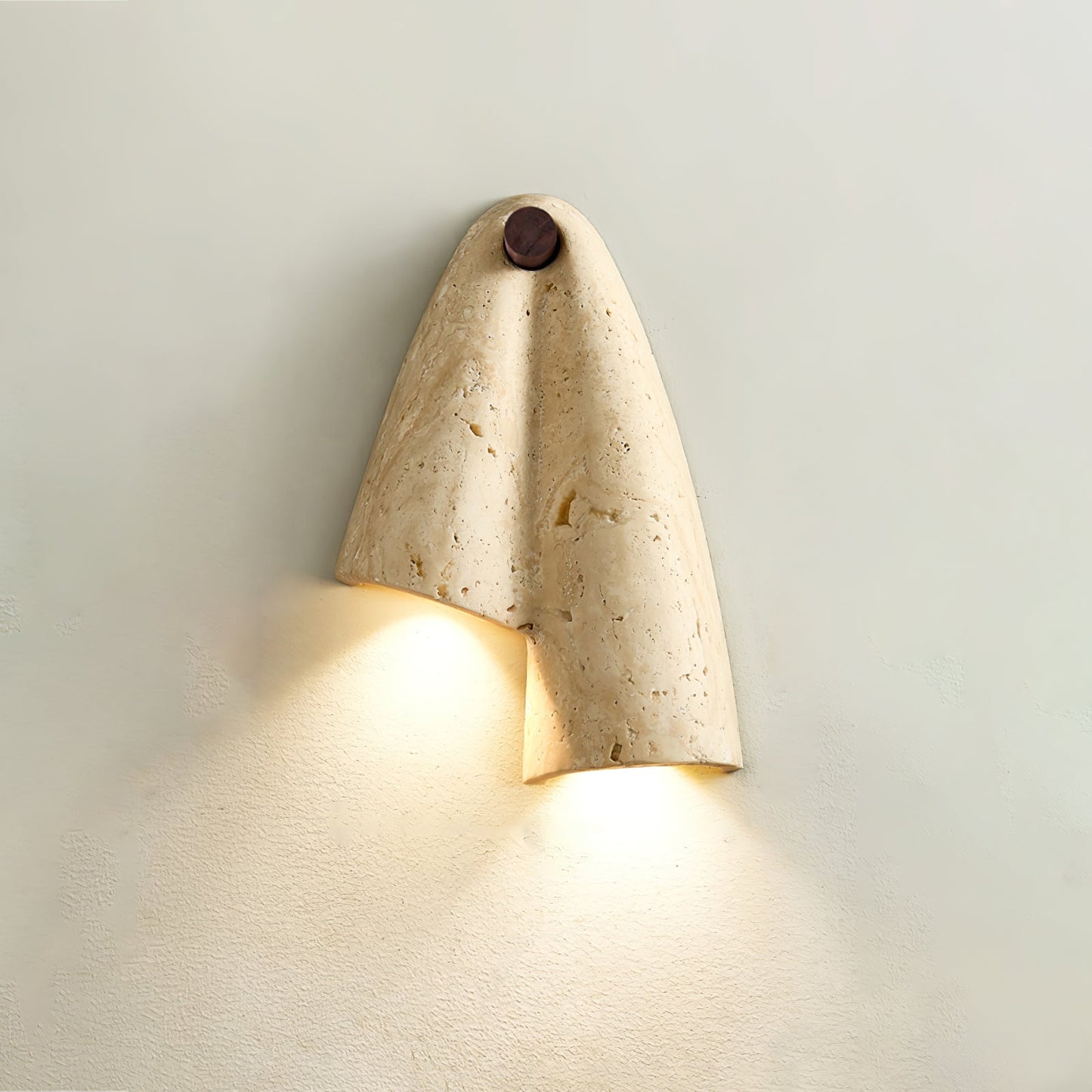 Velo Draped Stone Wall Light, Hardwired Wall Sconce, detail 15