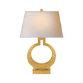 Ring Form Table Light, Bedside Table Lamp, Metal, Dia 36cm x H 56cm