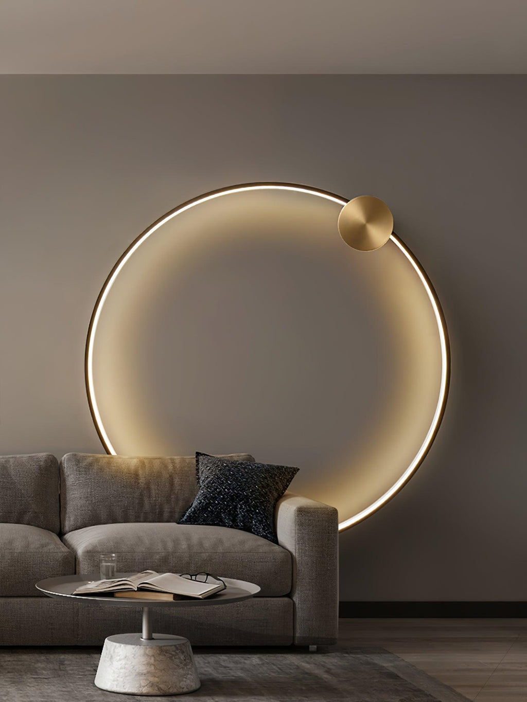 Ring Shaped LED Wall Light - Wall Lamp, Hardwired Wall Sconce, detail 24