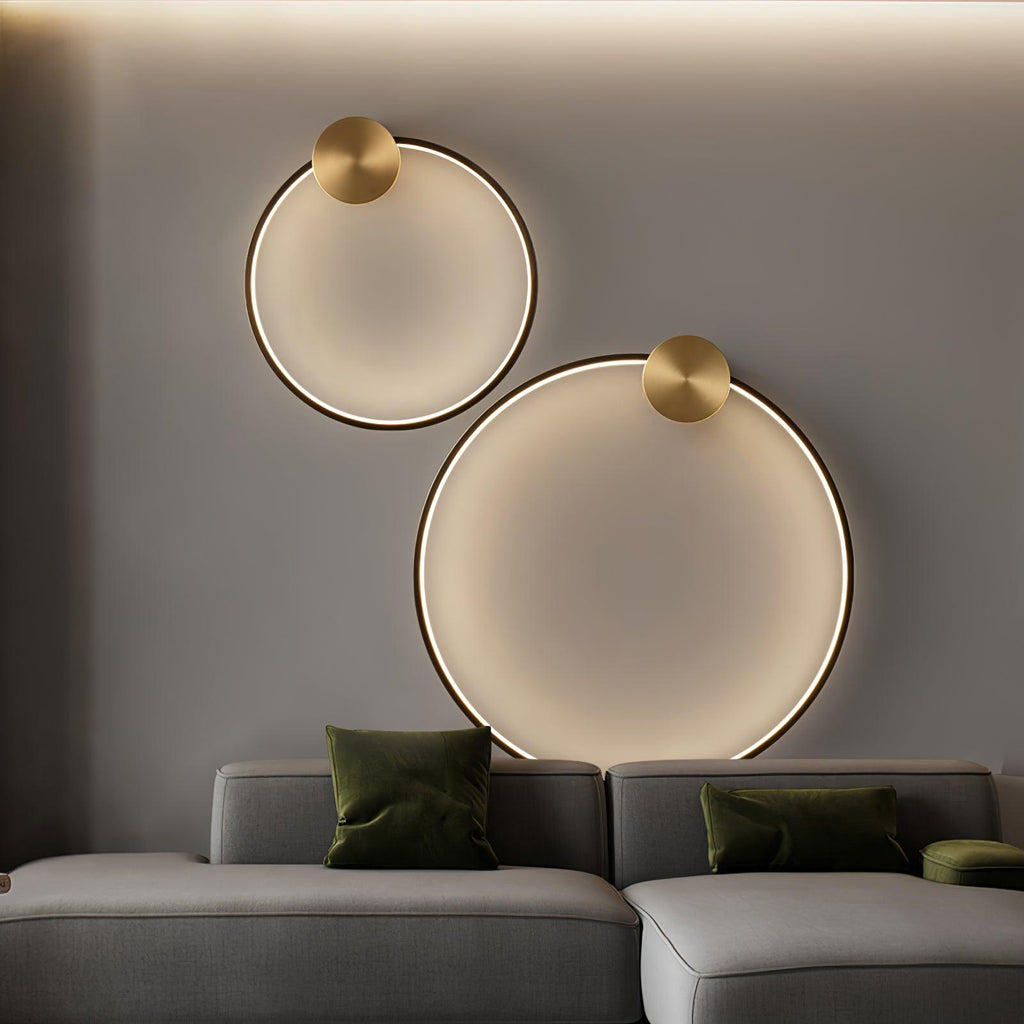 Ring Shaped LED Wall Light - Wall Lamp, Hardwired Wall Sconce, detail 3