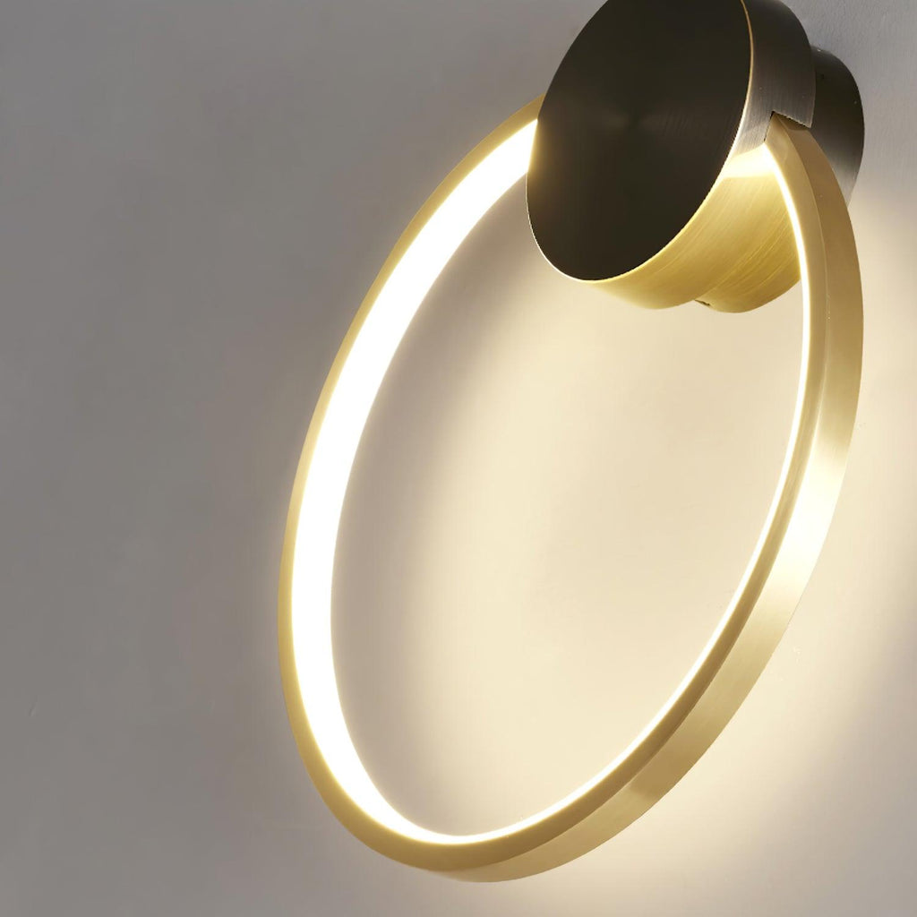Ring Shaped LED Wall Light - Wall Lamp, Hardwired Wall Sconce, detail 12