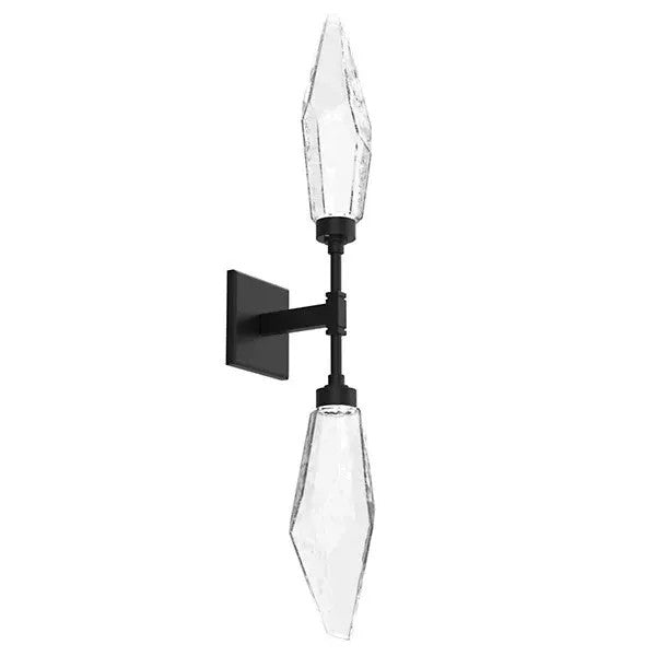 Rocast Crystal Double Wall Light, Bedroom Wall Sconce, detail 6