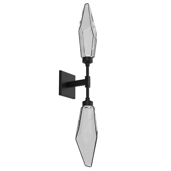 Rocast Crystal Double Wall Light, Bedroom Wall Sconce, detail 9