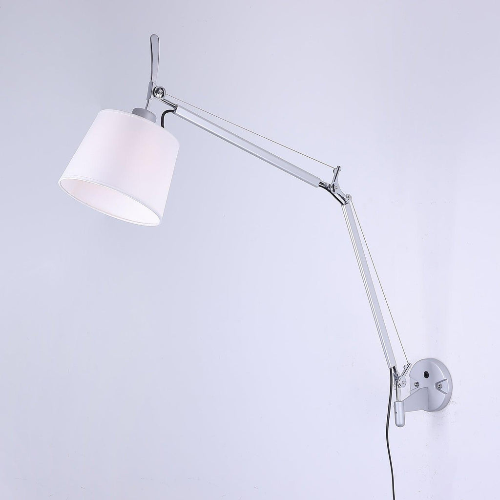 Rocker Contemporary Design Wall Light - ∅ 7.9″ x H 9.4″ Metal, Hardwired Wall Sconce, detail 18