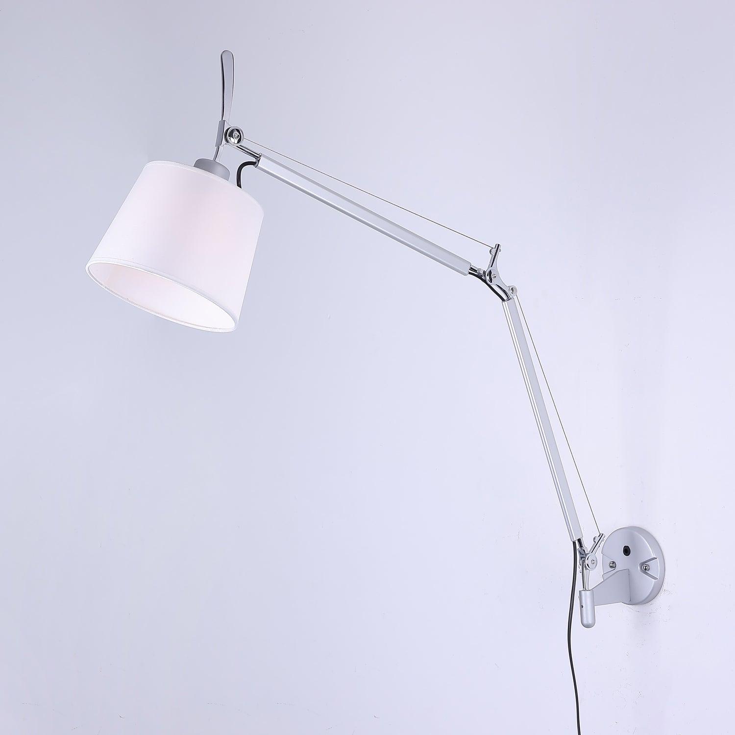 Rocker Contemporary Design Wall Light - ∅ 7.9″ x H 9.4″ Metal, Hardwired Wall Sconce, detail 18