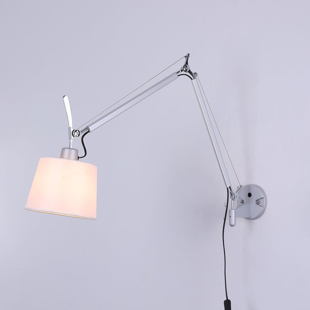 Rocker Contemporary Design Wall Light - ∅ 7.9″ x H 9.4″ Metal, Hardwired Wall Sconce, detail 17