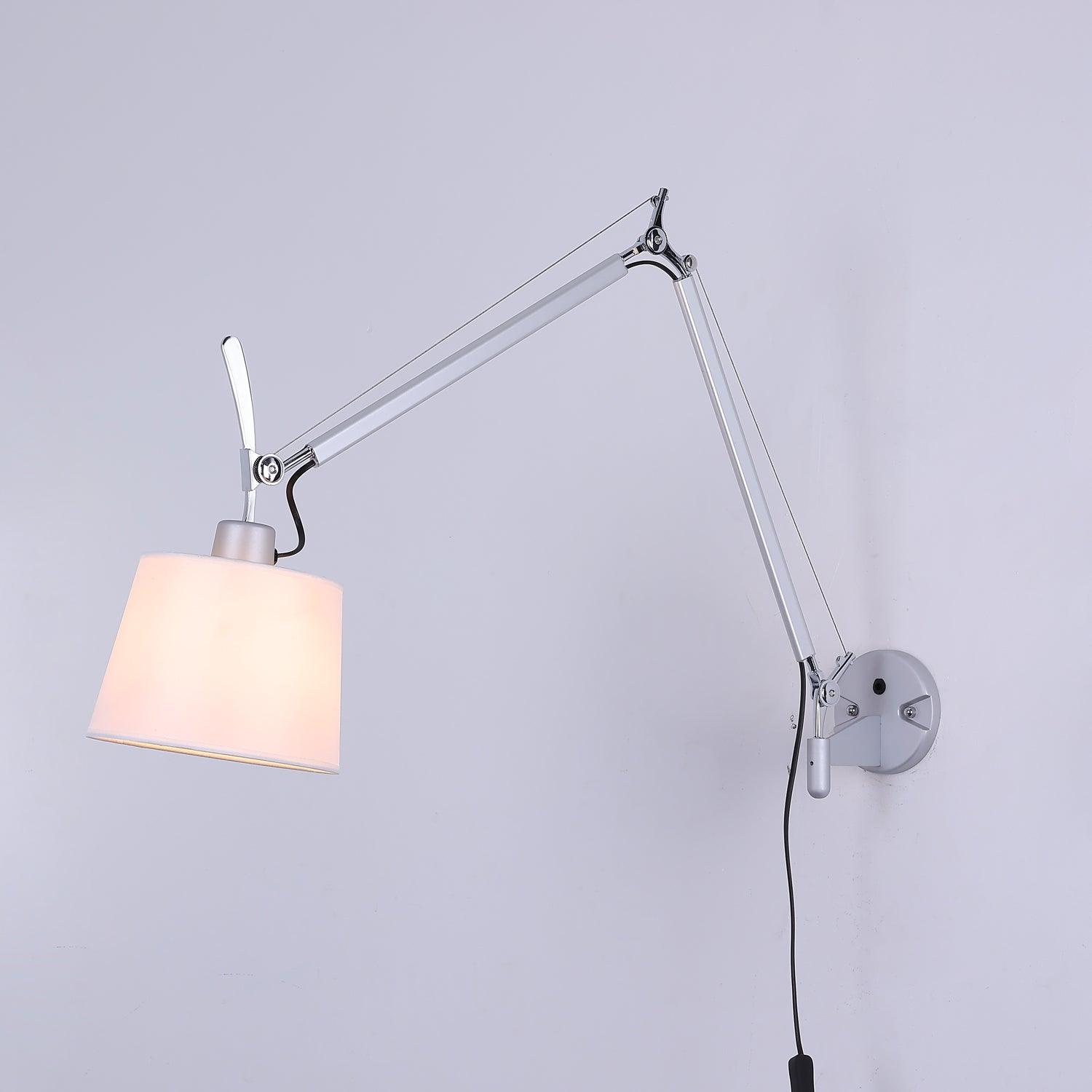 Rocker Contemporary Design Wall Light - Dia 20cm x H 24cm Metal, Hardwired Wall Sconce