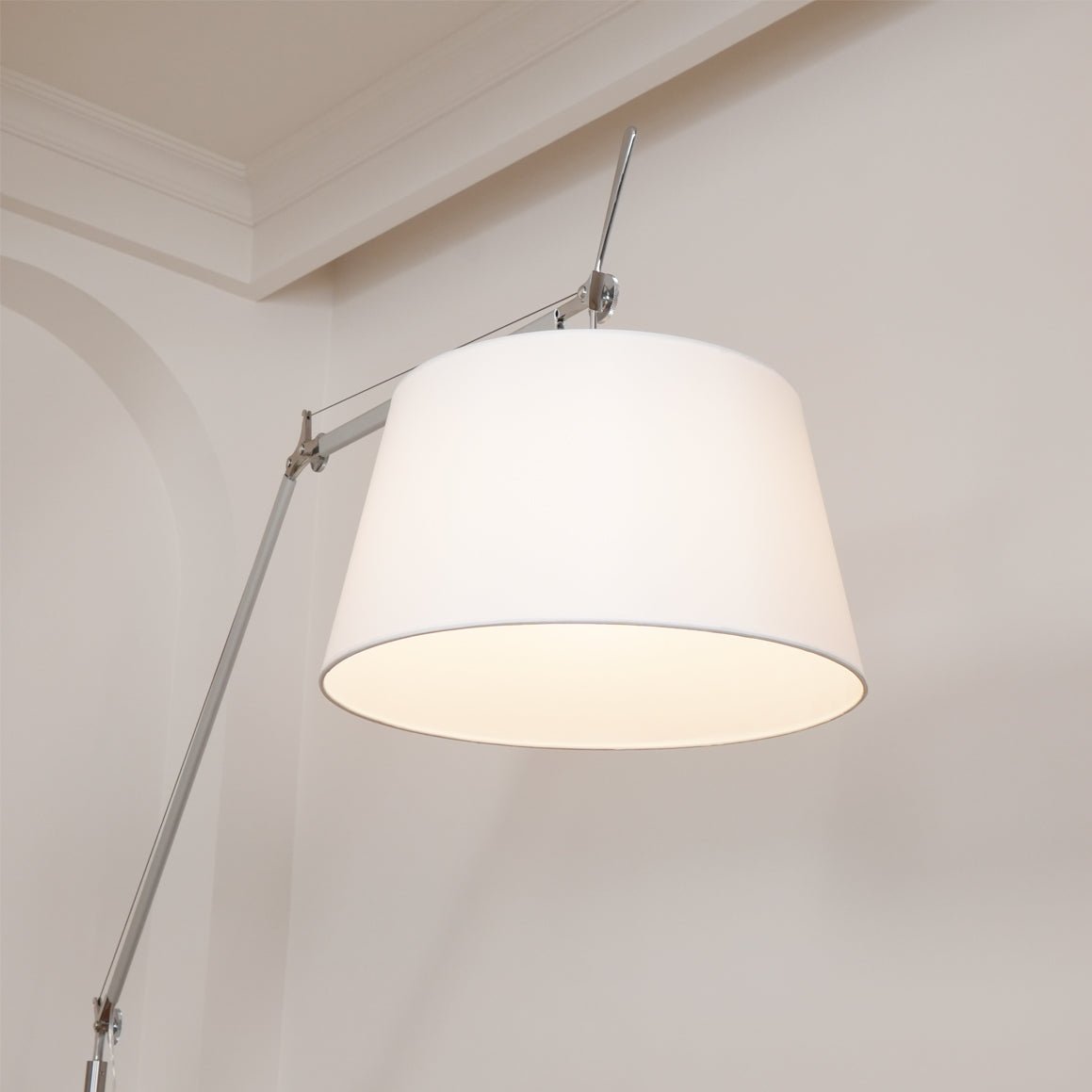 Rocker Contemporary Standing Floor Light, Floor Lamp, detail 6