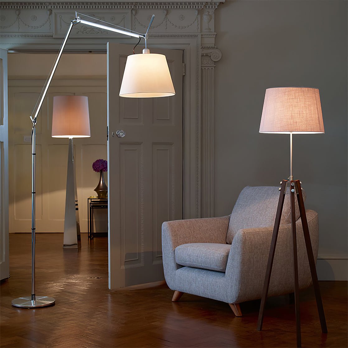 Rocker Contemporary Standing Floor Light, Floor Lamp, detail 13