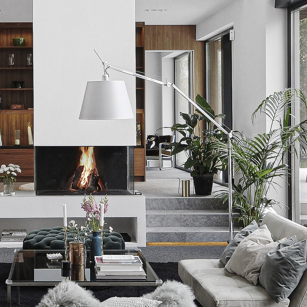 Rocker Contemporary Standing Floor Light, Floor Lamp, detail 15