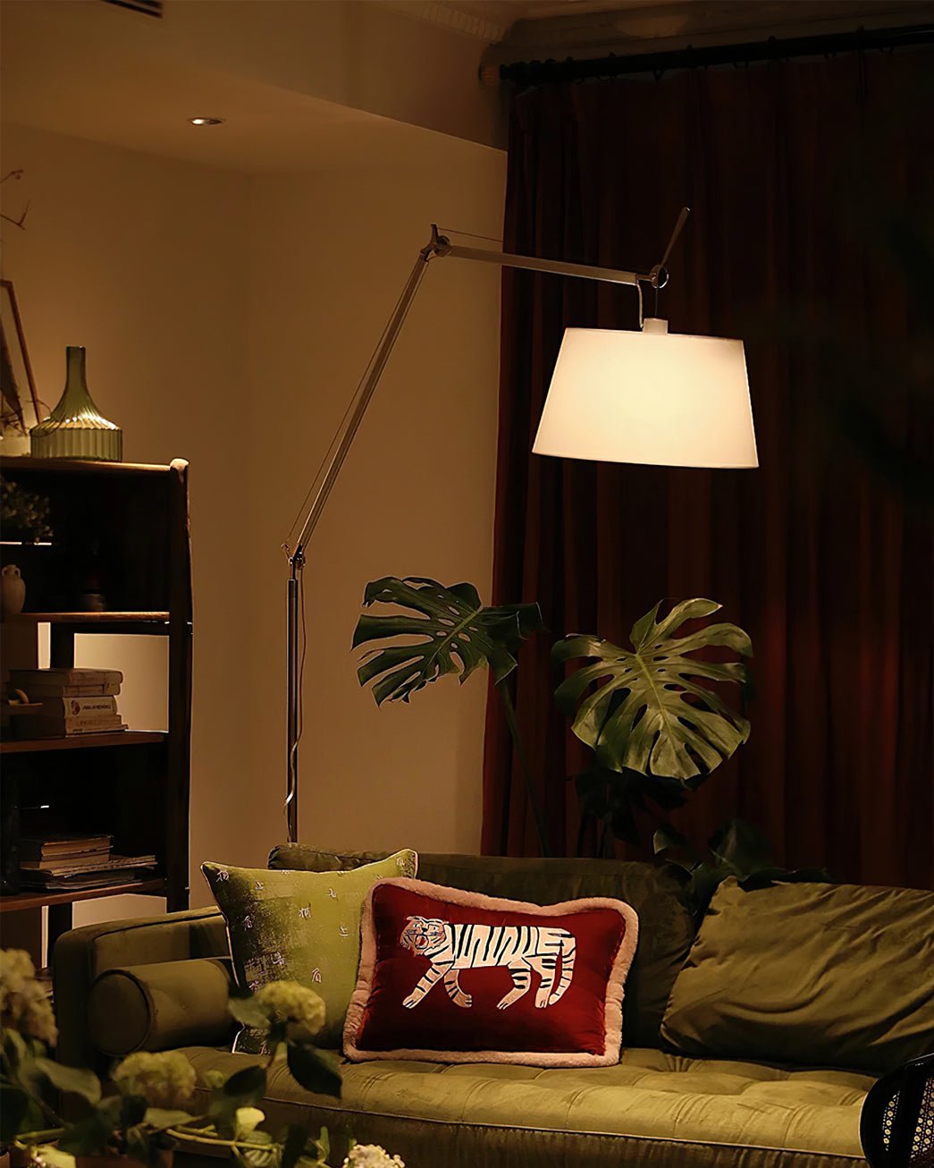 Rocker Contemporary Standing Floor Light, Floor Lamp, detail 24