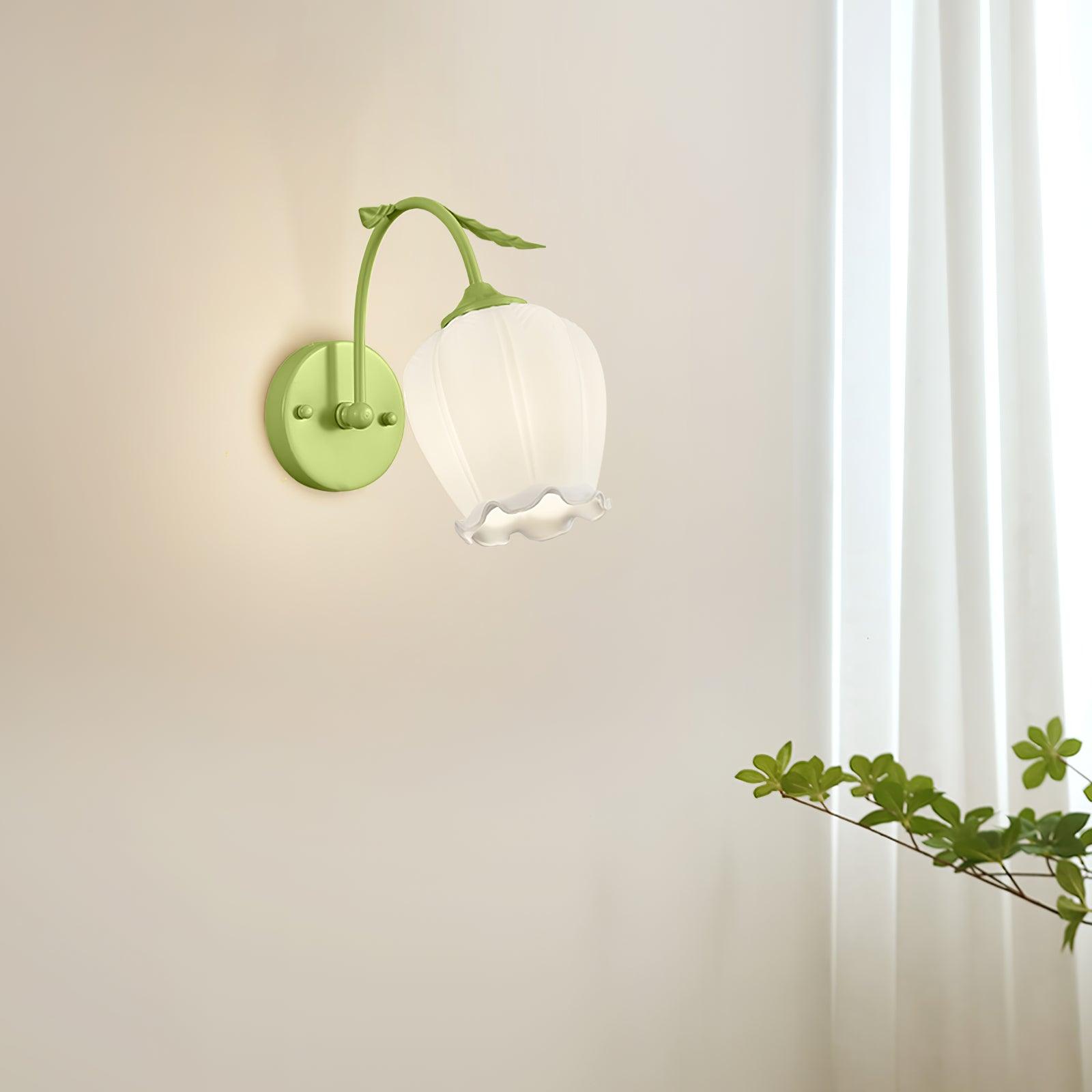 Rococo Wall Light, Hardwired Wall Sconce, detail 3