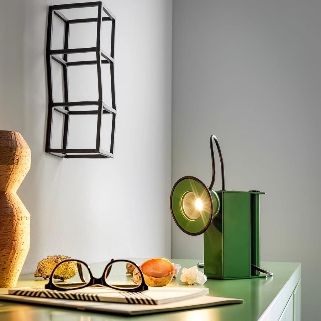 Roland Camera Table Lamp, Bedside Table Lamp, detail 12