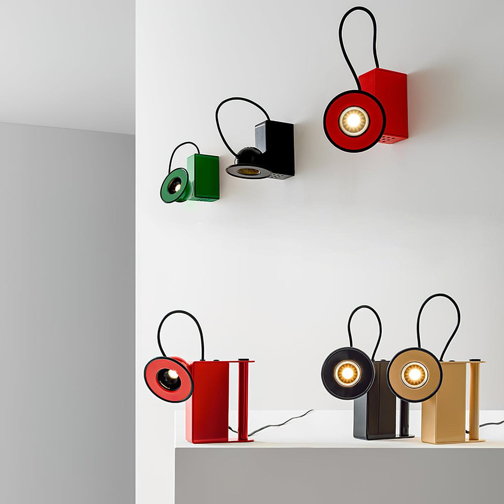Roland Camera Table Lamp, Bedside Table Lamp, detail 14