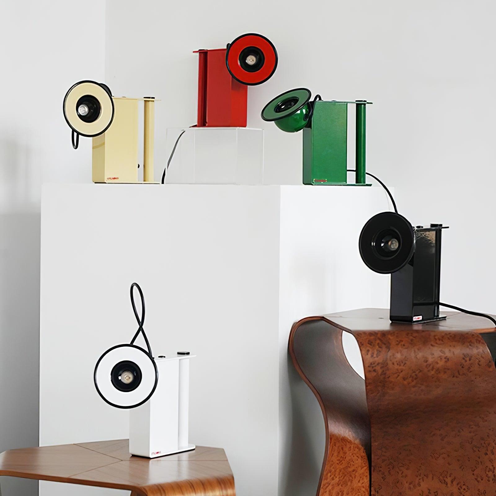 Roland Camera Table Lamp, Bedside Table Lamp, detail 2