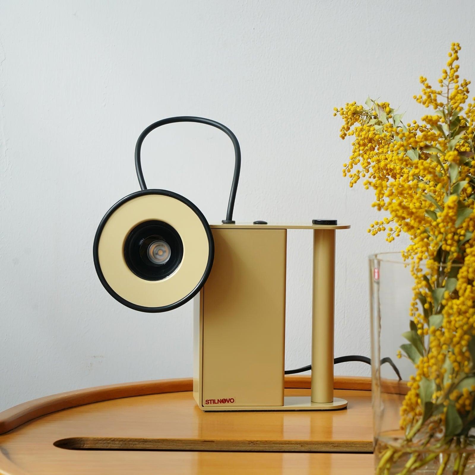 Roland Camera Table Lamp, Bedside Table Lamp, detail 3