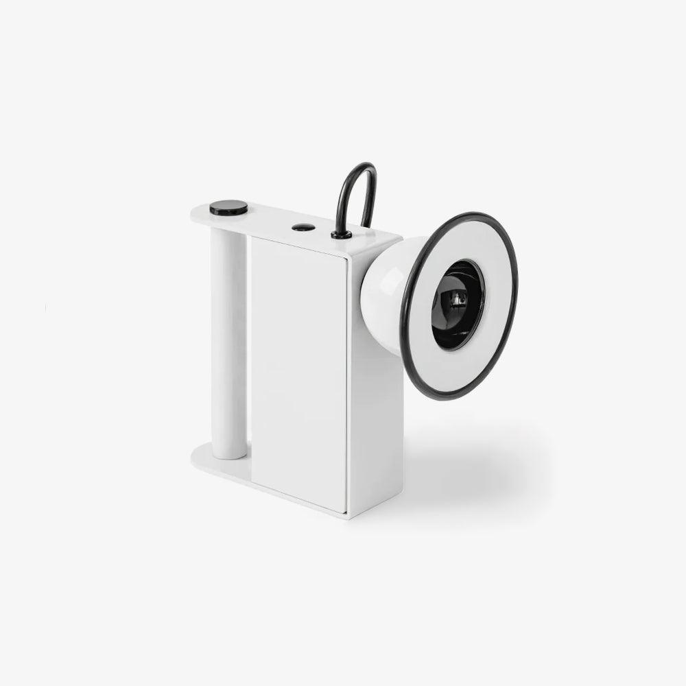 Roland Camera Table Lamp, Bedside Table Lamp, Metal, L 19.5 cm x W 10.3cm x H