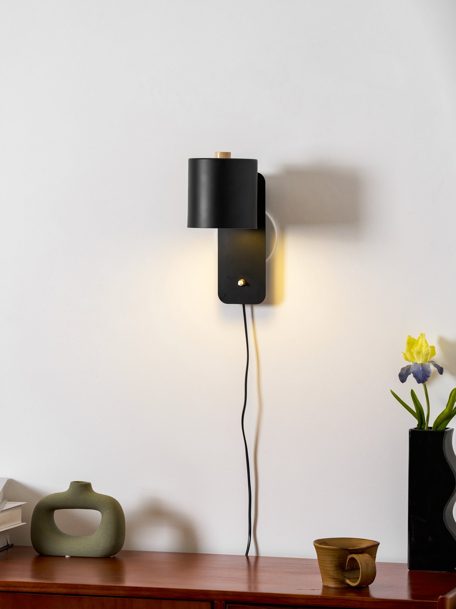 Rotatable Cylinder Plug-In Wall Light, Plug-In Wall Sconce, detail 15