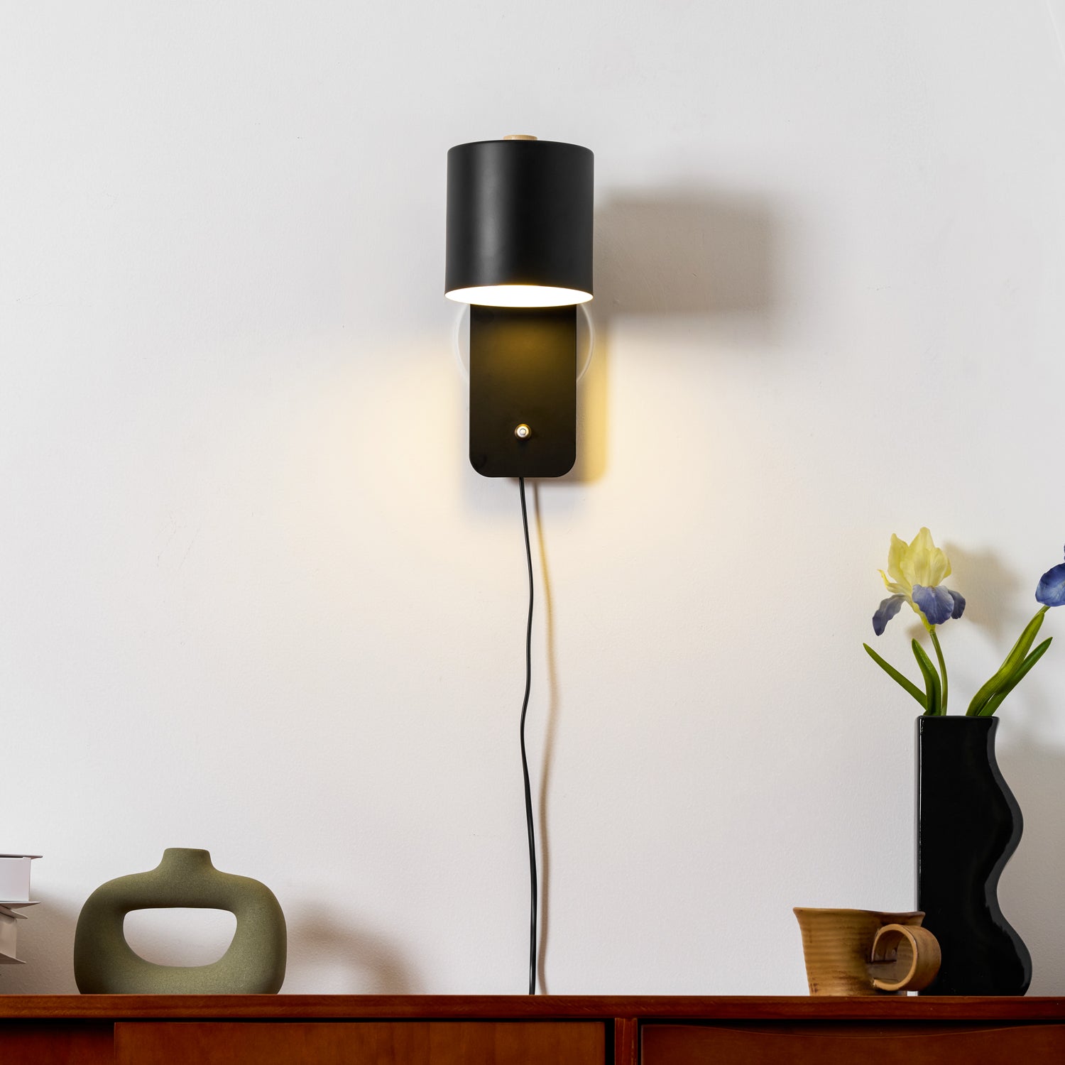 Rotatable Cylinder Plug-In Wall Light, Plug-In Wall Sconce, detail 16