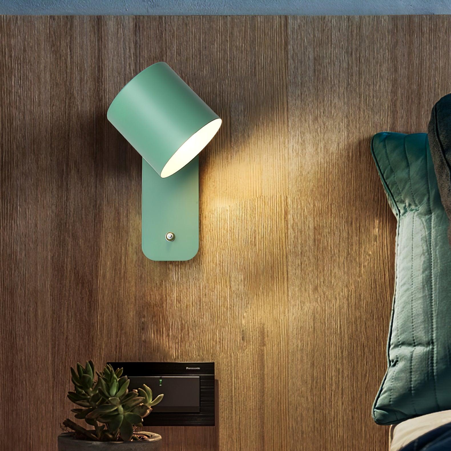 Rotatable Cylinder Wall Light, Hardwired Wall Sconce, detail 5