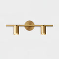 Rotatable Spotlight Wall Light, Hardwired Wall Sconce, Brass, 2 lamps Size: L 50 cm x W 12cm