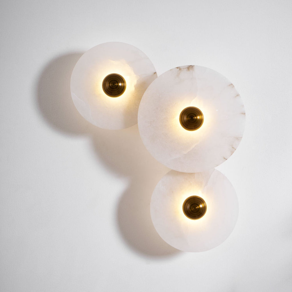 Nayra Alabaster Wall Light, Hardwired Wall Sconce, detail 66