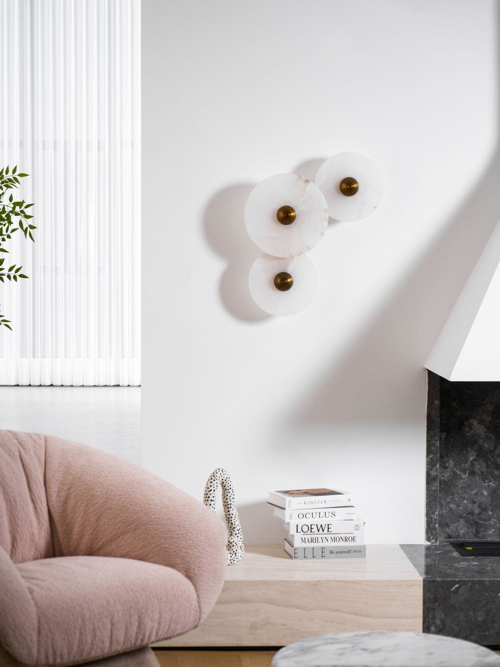 Nayra Alabaster Wall Light, Hardwired Wall Sconce, detail 61