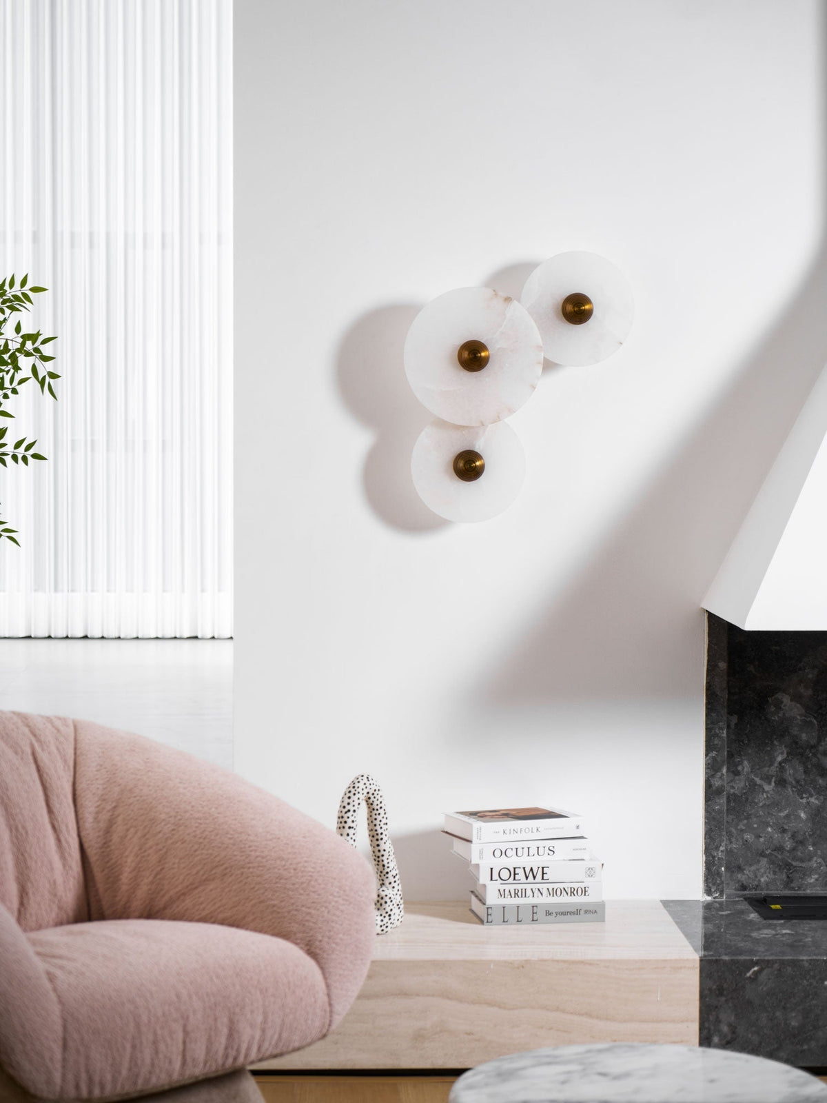 Nayra Alabaster Wall Light, Hardwired Wall Sconce, detail 61