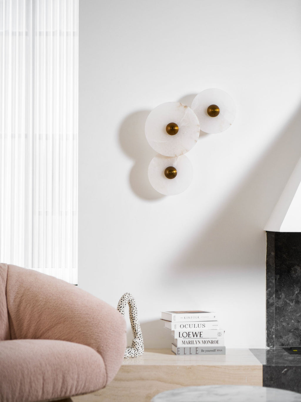Nayra Alabaster Wall Light, Hardwired Wall Sconce, detail 62