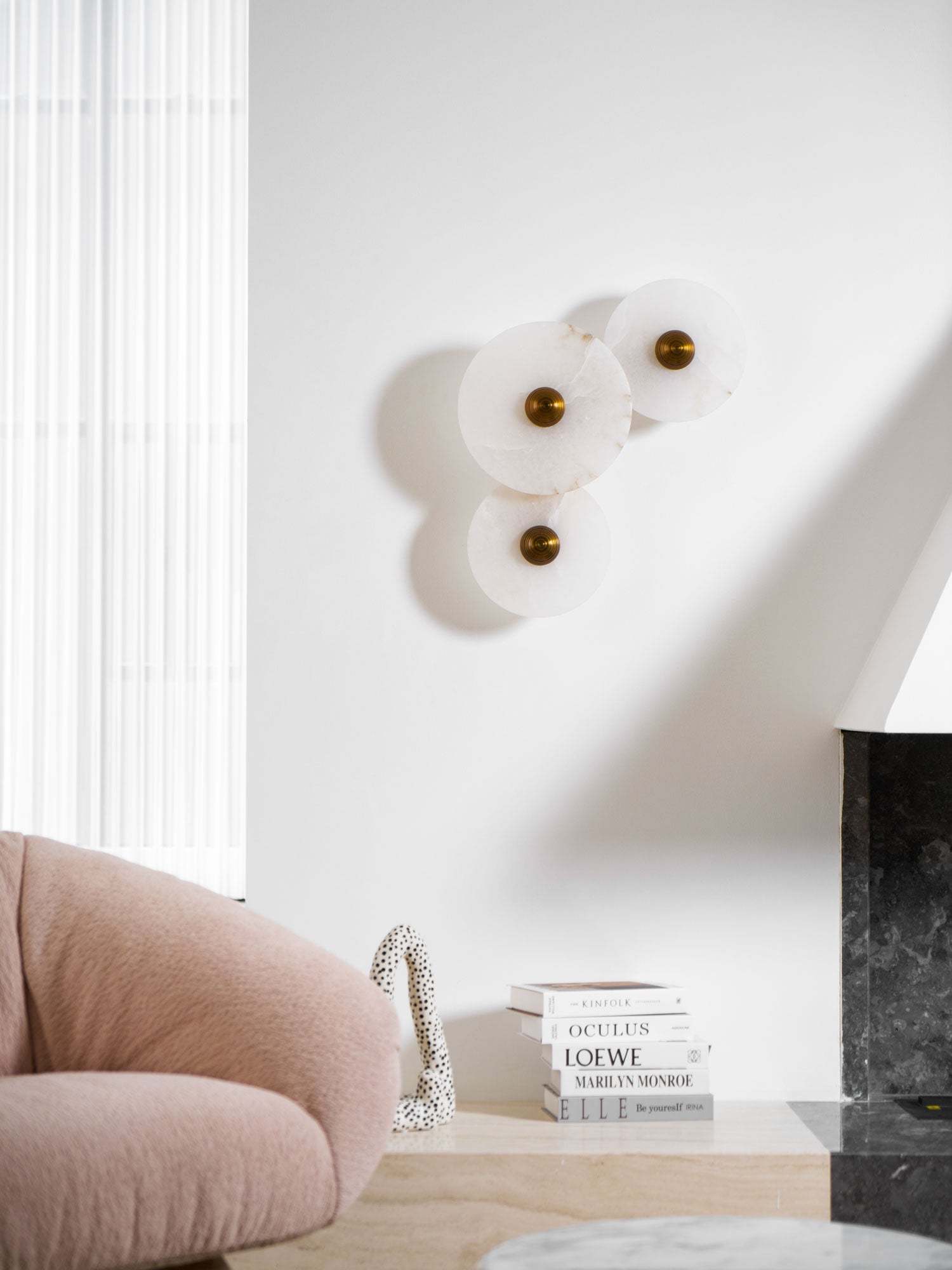 Nayra Alabaster Wall Light, Hardwired Wall Sconce, detail 62
