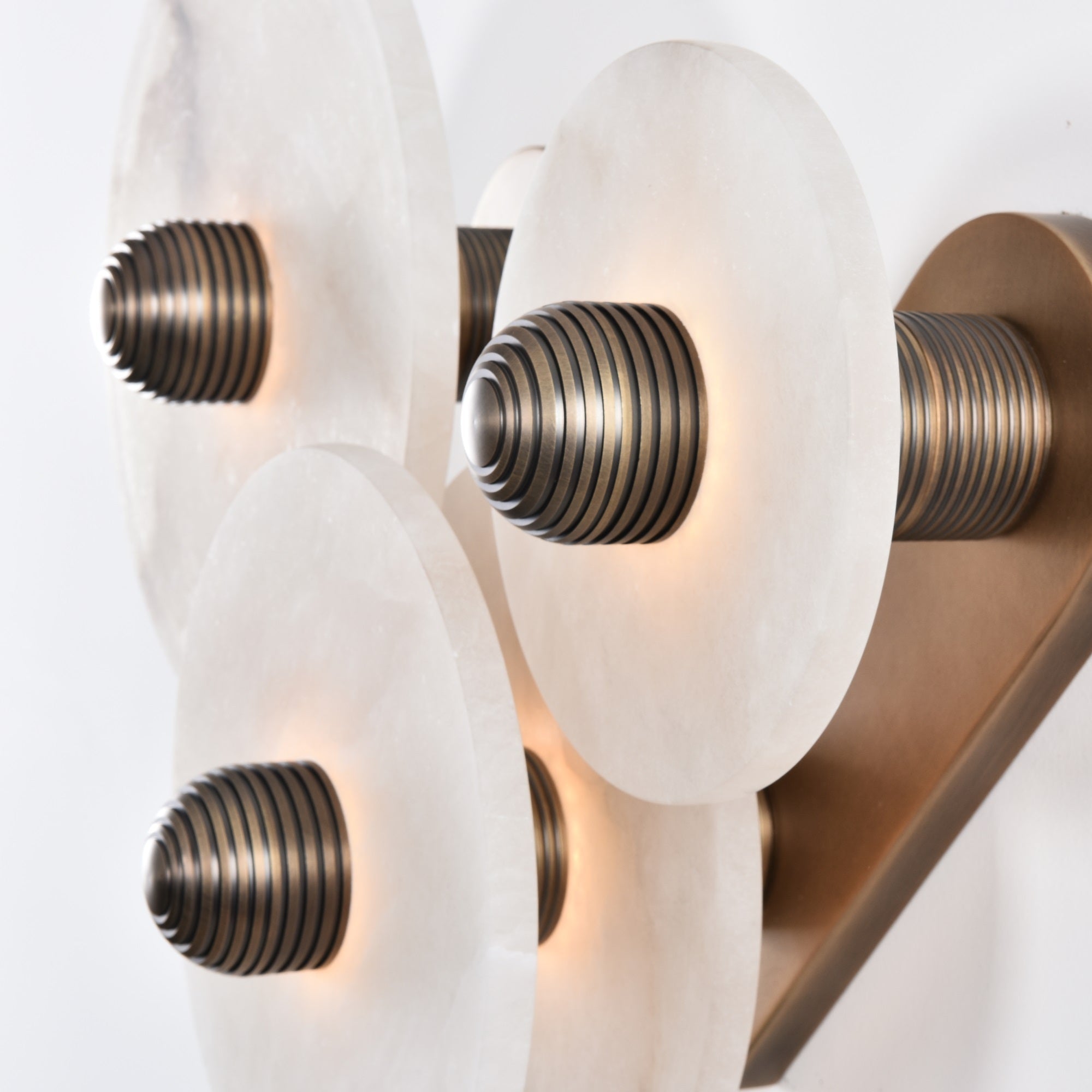 Nayra Alabaster Wall Light, Hardwired Wall Sconce, detail 31