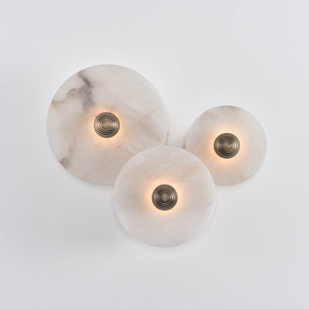 Nayra Alabaster Wall Light, Hardwired Wall Sconce, detail 4