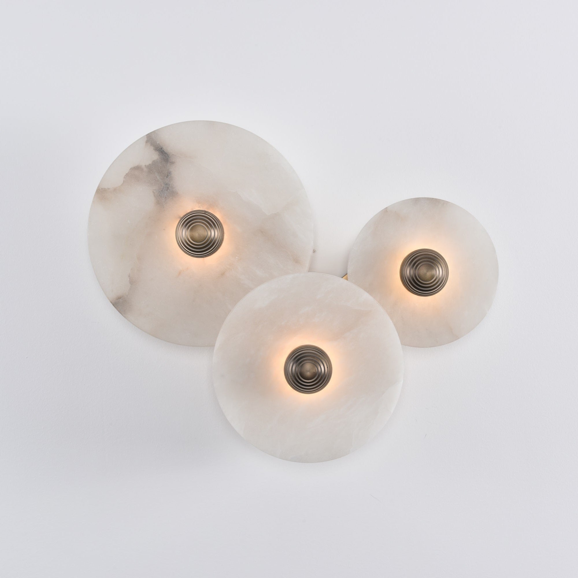 Nayra Alabaster Wall Light, Hardwired Wall Sconce, detail 4