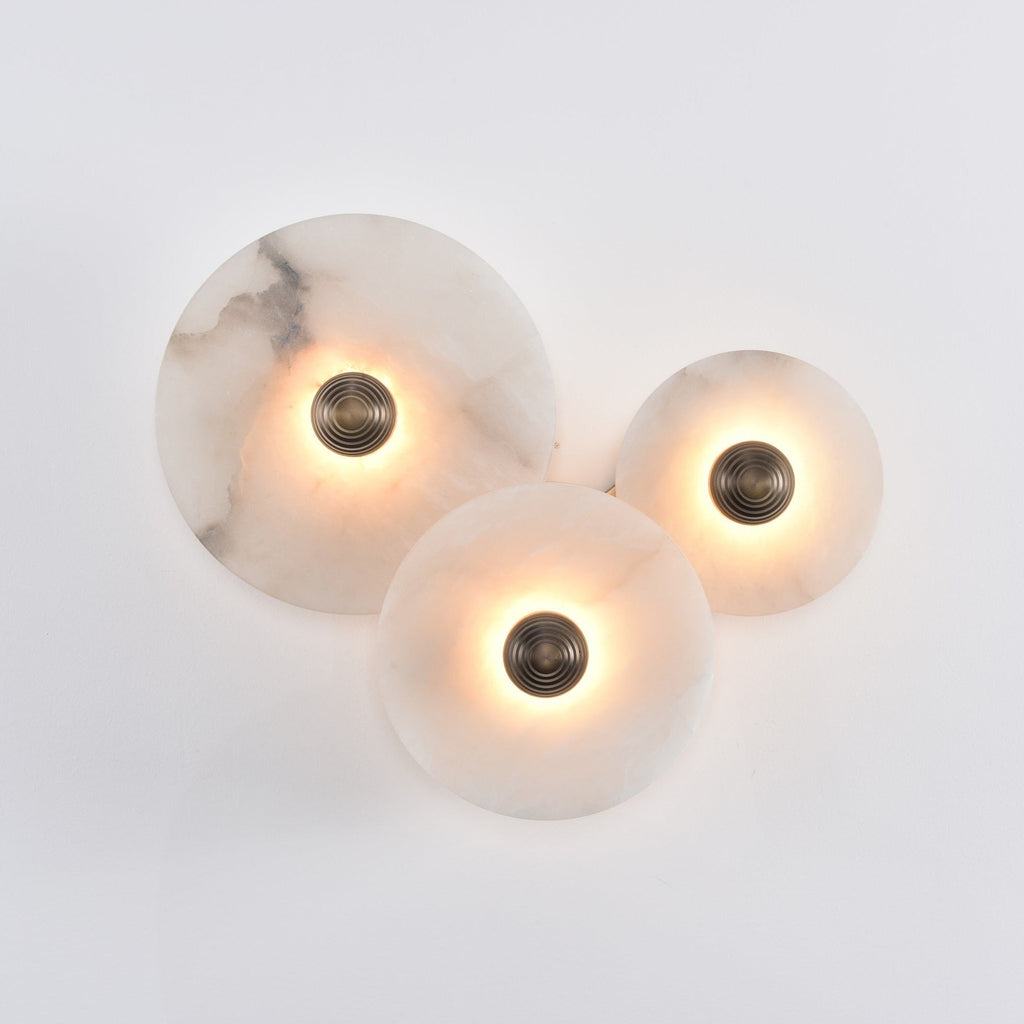 Nayra Alabaster Wall Light, Hardwired Wall Sconce, detail 12