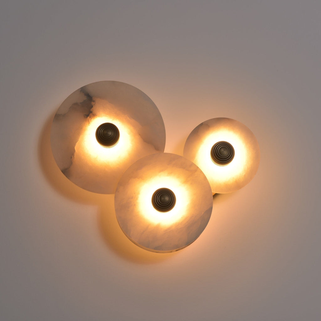 Nayra Alabaster Wall Light, Hardwired Wall Sconce, detail 76